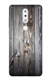 Wooden Look Mobile Back Case for Nokia 3.1 Plus  (Design - 114)
