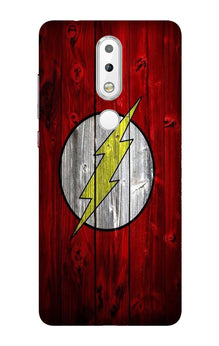Flash Superhero Mobile Back Case for Nokia 3.1 Plus  (Design - 116)