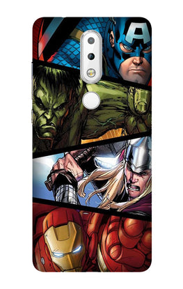 Avengers Superhero Case for Nokia 3.1 Plus(Design - 124)