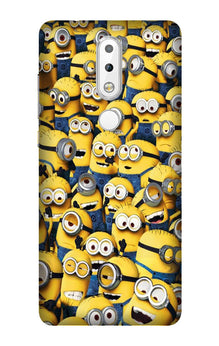 Minions Mobile Back Case for Nokia 3.1 Plus  (Design - 126)