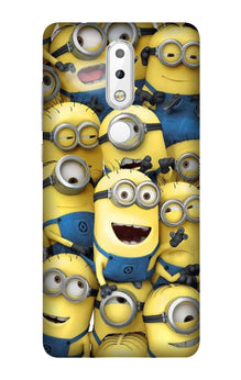 Minions Mobile Back Case for Nokia 3.1 Plus  (Design - 127)