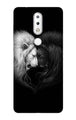Dark White Lion Case for Nokia 3.1 Plus  (Design - 140)
