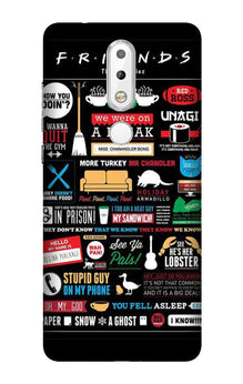 Friends Mobile Back Case for Nokia 3.1 Plus  (Design - 145)