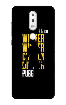 Pubg Winner Winner Mobile Back Case for Nokia 3.1 Plus  (Design - 177)