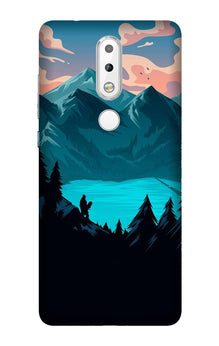 Mountains Mobile Back Case for Nokia 3.1 Plus (Design - 186)