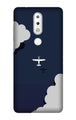 Clouds Plane Case for Nokia 3.1 Plus (Design - 196)