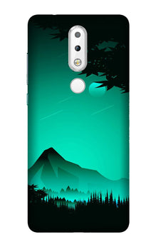 Moon Mountain Mobile Back Case for Nokia 3.1 Plus (Design - 204)