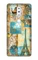 Travel Eiffel Tower Case for Nokia 3.1 Plus (Design No. 206)