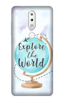 Explore the World Mobile Back Case for Nokia 3.1 Plus (Design - 207)