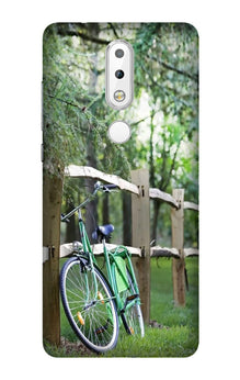 Bicycle Mobile Back Case for Nokia 3.1 Plus (Design - 208)