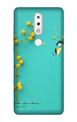 Flowers Girl Case for Nokia 3.1 Plus (Design No. 216)
