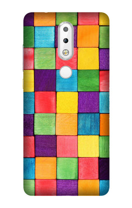 Colorful Square Case for Nokia 3.1 Plus (Design No. 218)