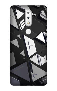 Modern Art Mobile Back Case for Nokia 3.1 Plus (Design - 230)