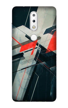 Modern Art Mobile Back Case for Nokia 3.1 Plus (Design - 231)