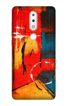Modern Art Mobile Back Case for Nokia 3.1 Plus (Design - 239)