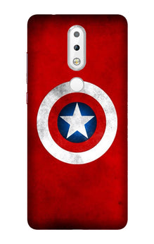Captain America Mobile Back Case for Nokia 3.1 Plus (Design - 249)