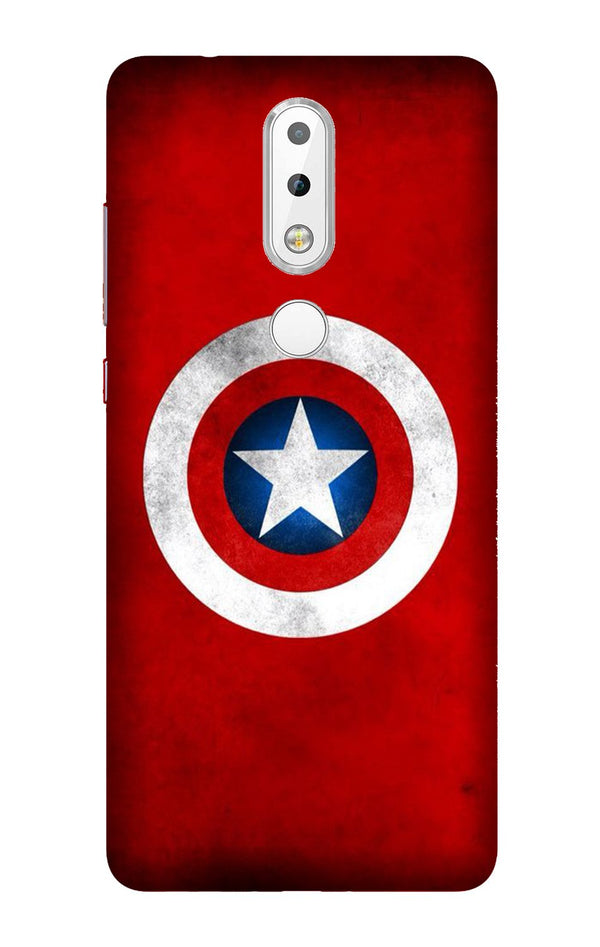 Captain America Case for Nokia 3.1 Plus (Design No. 249)