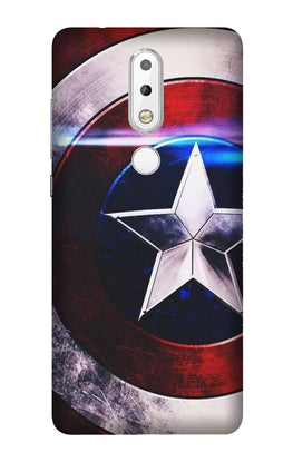 Captain America Shield Case for Nokia 3.1 Plus (Design No. 250)