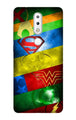 Superheros Logo Case for Nokia 3.1 Plus (Design No. 251)