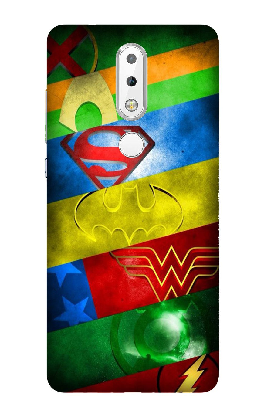 Superheros Logo Case for Nokia 3.1 Plus (Design No. 251)