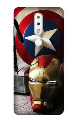 Ironman Captain America Case for Nokia 3.1 Plus (Design No. 254)