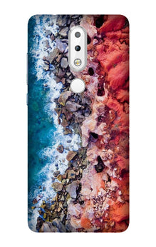 Sea Shore Mobile Back Case for Nokia 3.1 Plus (Design - 273)