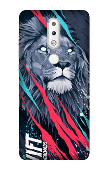 Lion Mobile Back Case for Nokia 3.1 Plus (Design - 278)