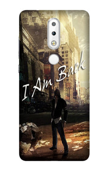 I am Back Mobile Back Case for Nokia 3.1 Plus (Design - 296)