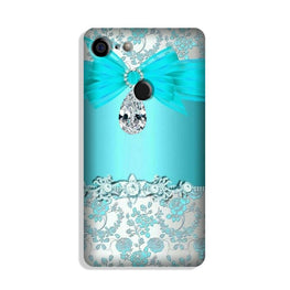 Shinny Blue Background Case for Google Pixel 3A XL