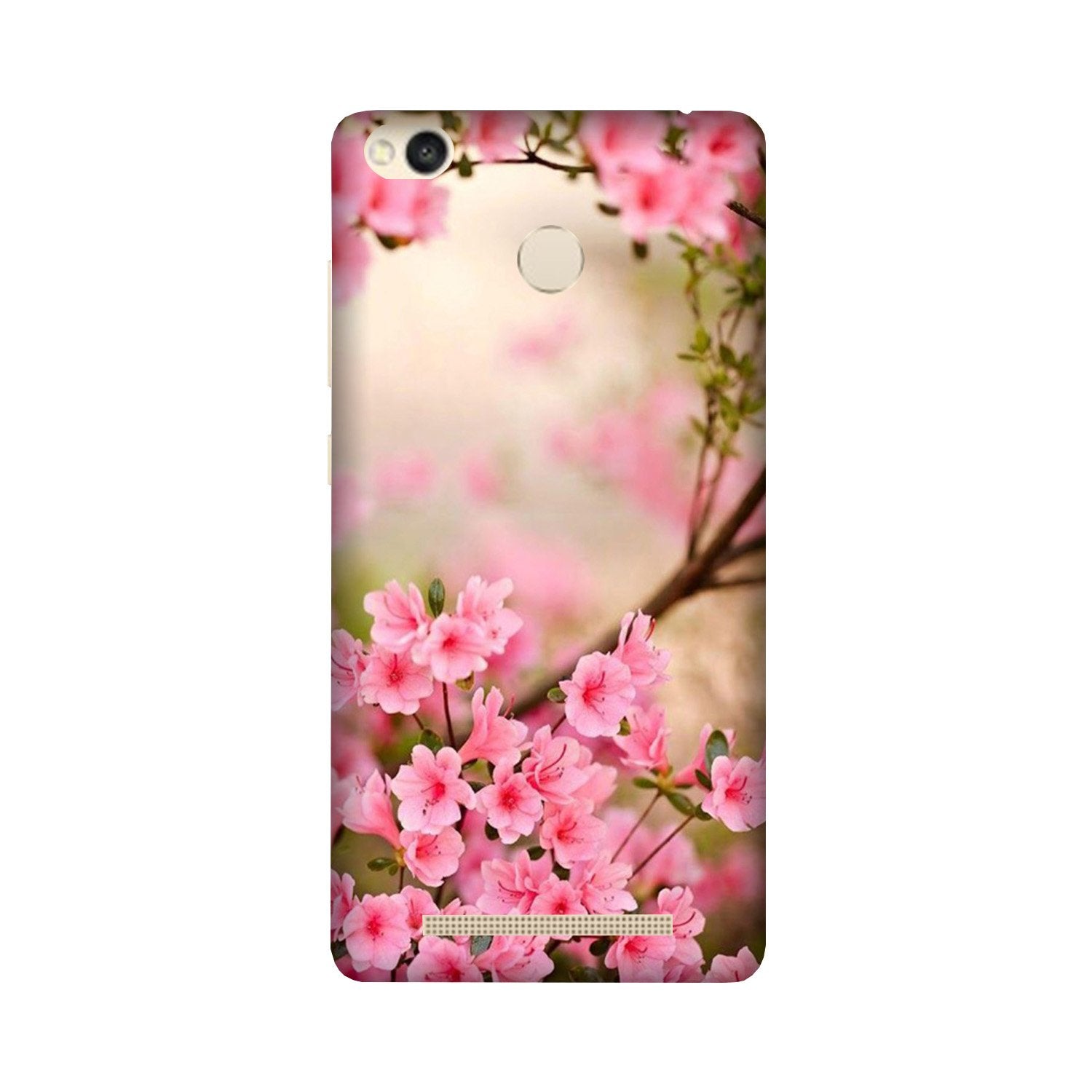 Pink flowers Case for Redmi 3S Prime