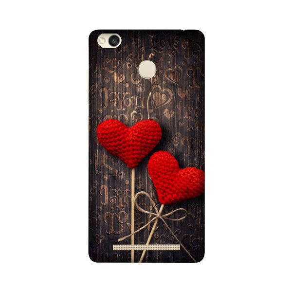 Red Hearts Case for Redmi 3S Prime