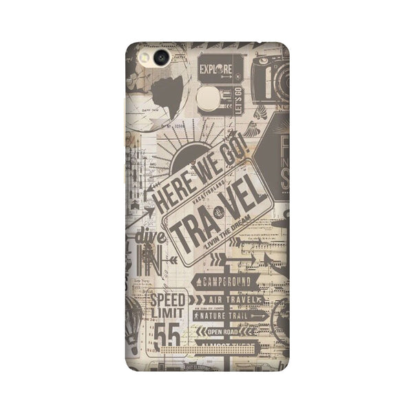 Travel Case for Redmi 3S Prime  (Design - 104)