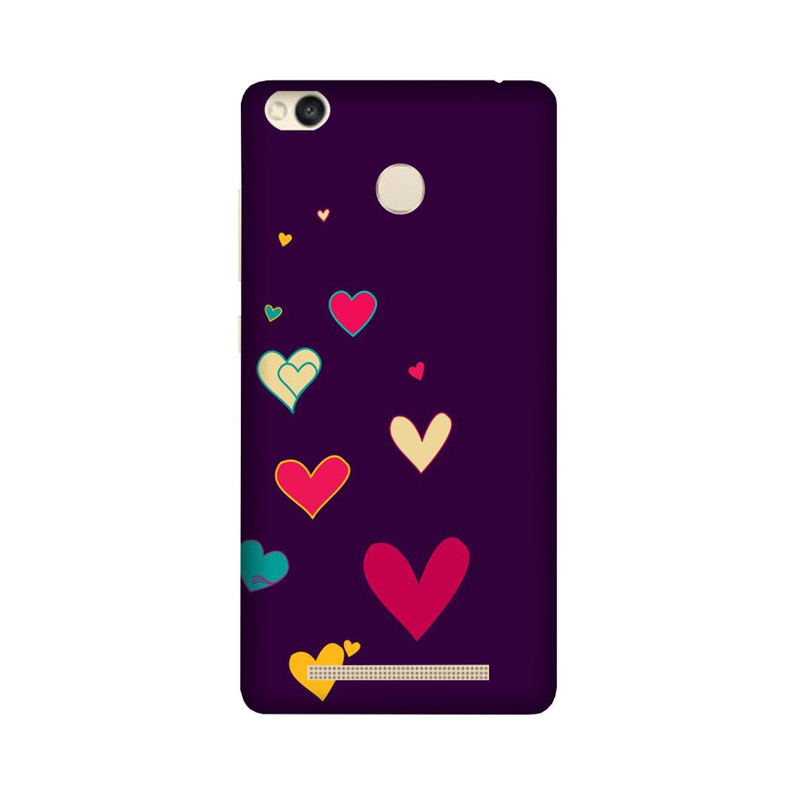 Purple Background Case for Redmi 3S Prime  (Design - 107)