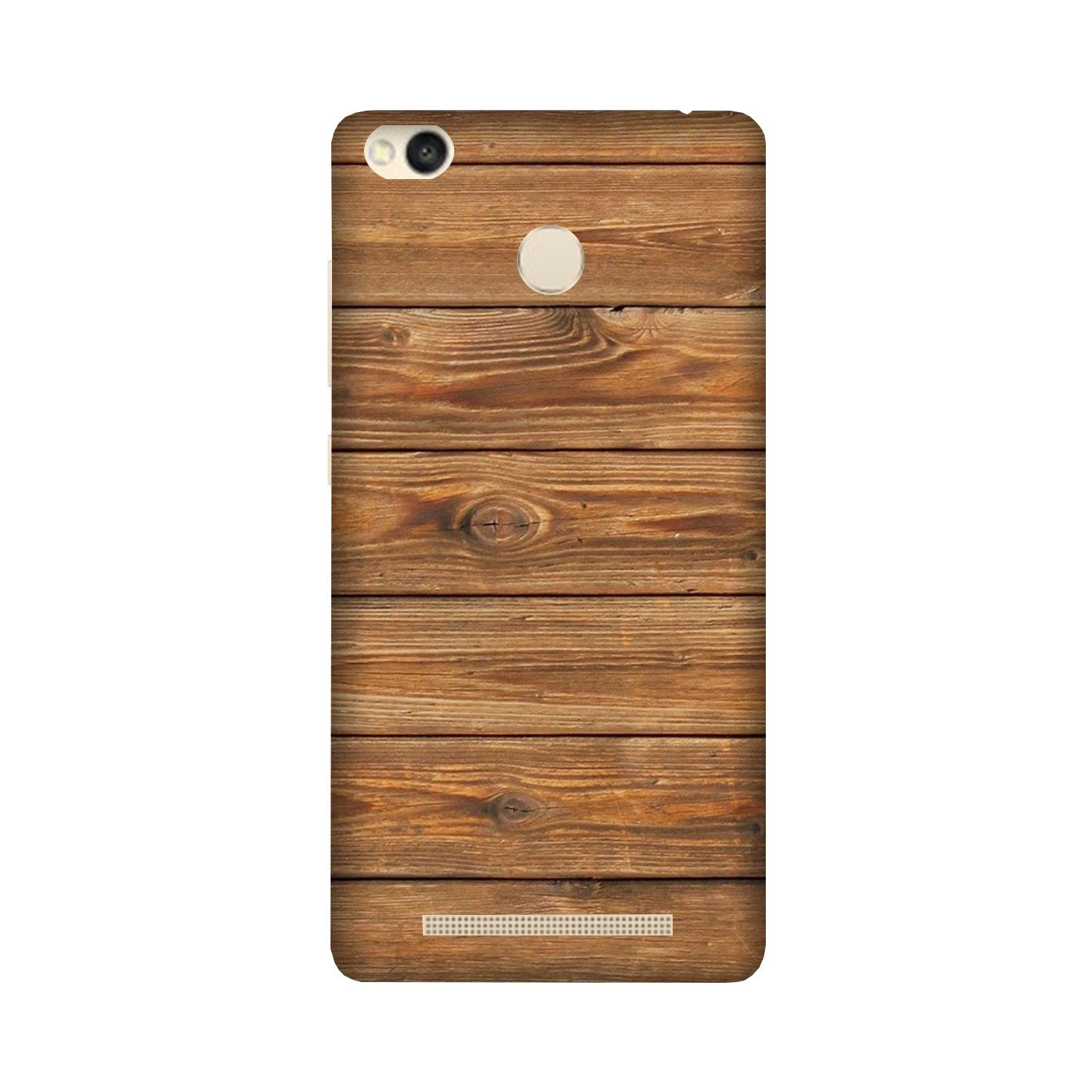 Wooden Look Case for Redmi 3S Prime(Design - 113)
