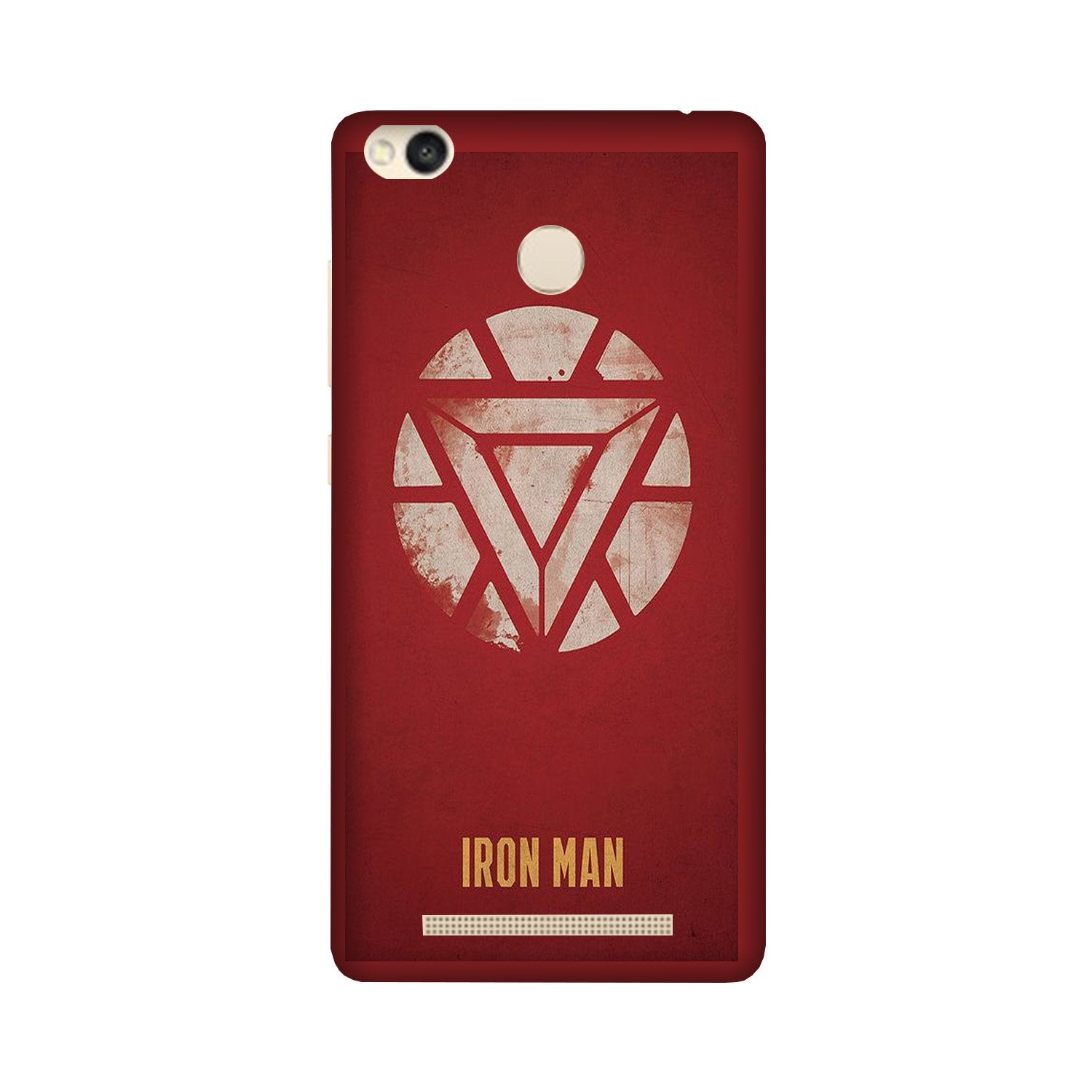 Iron Man Superhero Case for Redmi 3S Prime  (Design - 115)