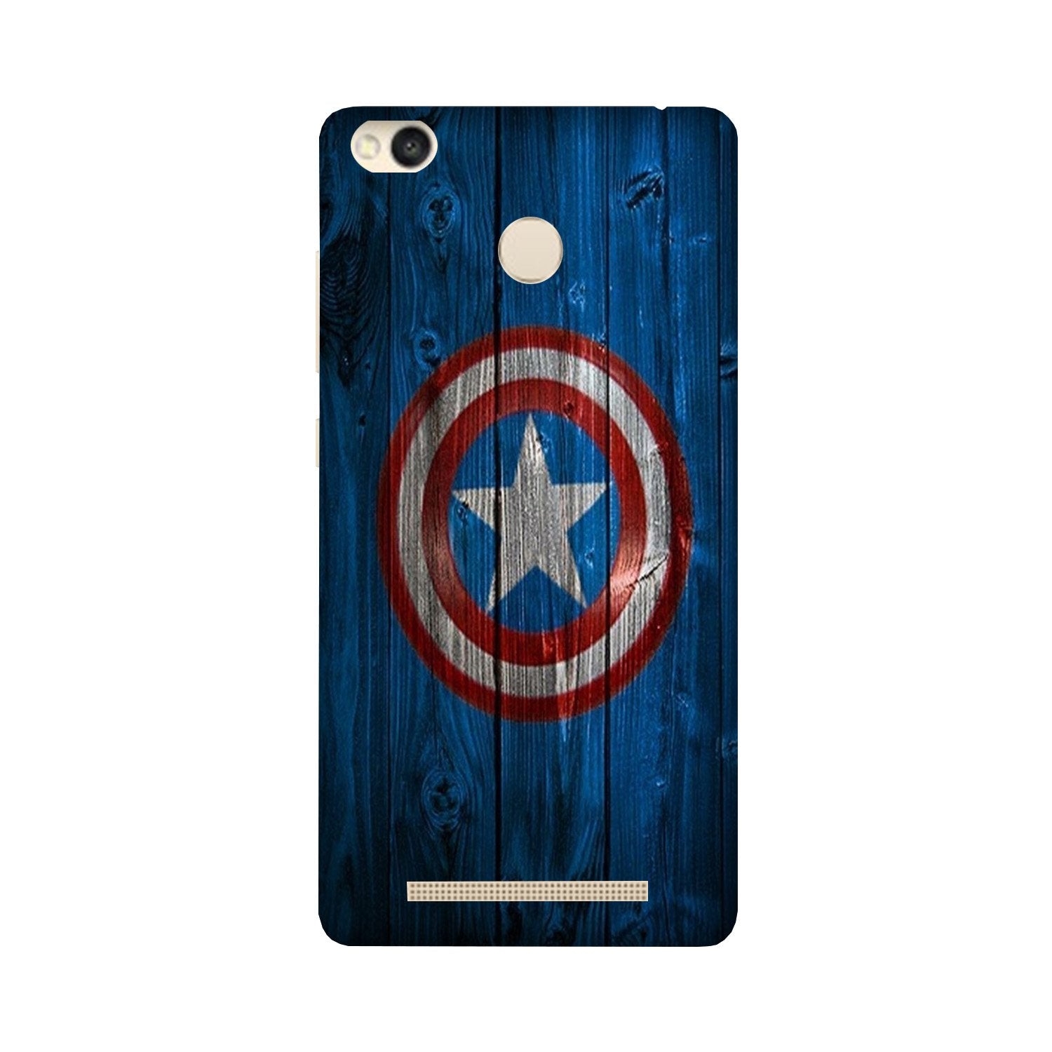 Captain America Superhero Case for Redmi 3S Prime(Design - 118)