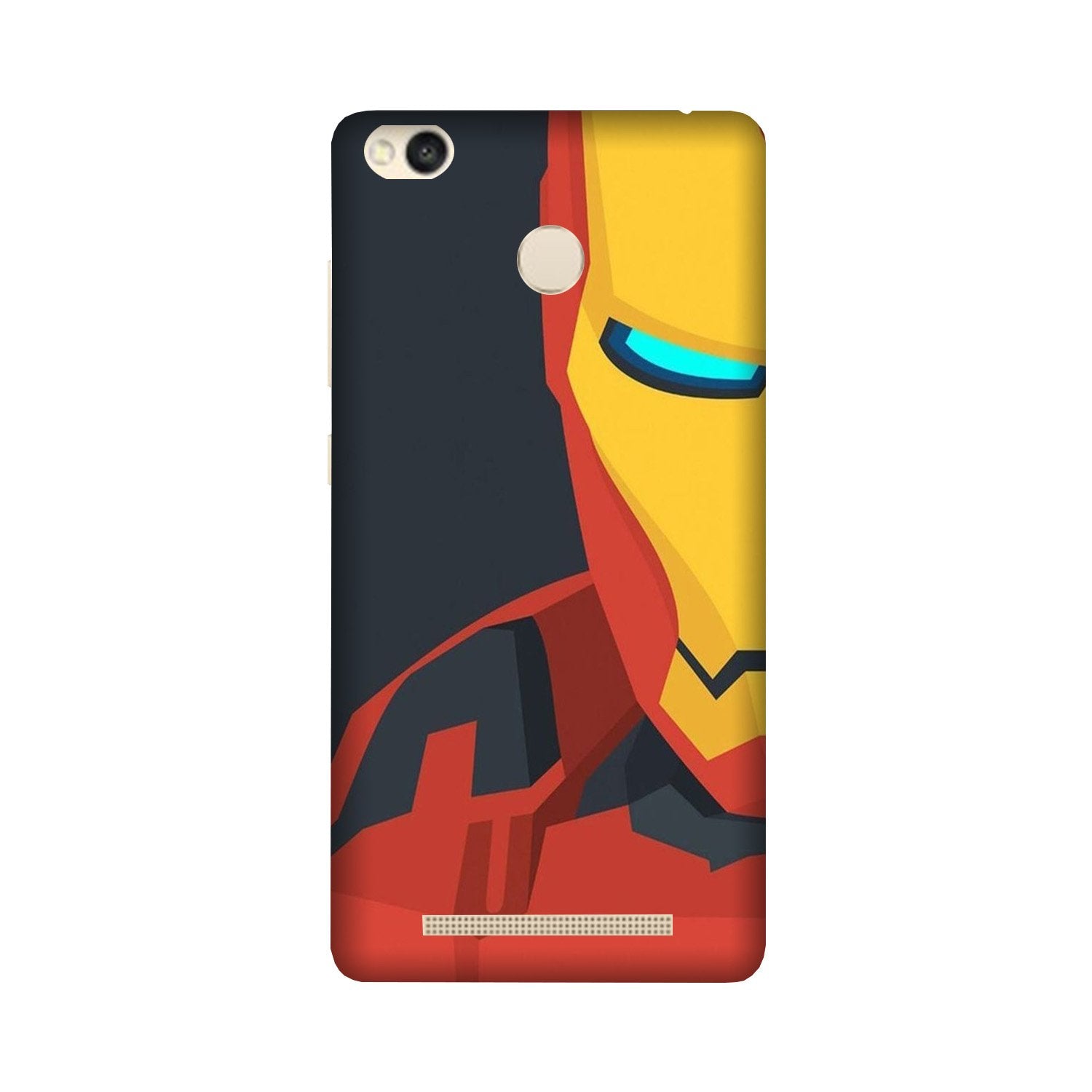 Iron Man Superhero Case for Redmi 3S Prime  (Design - 120)