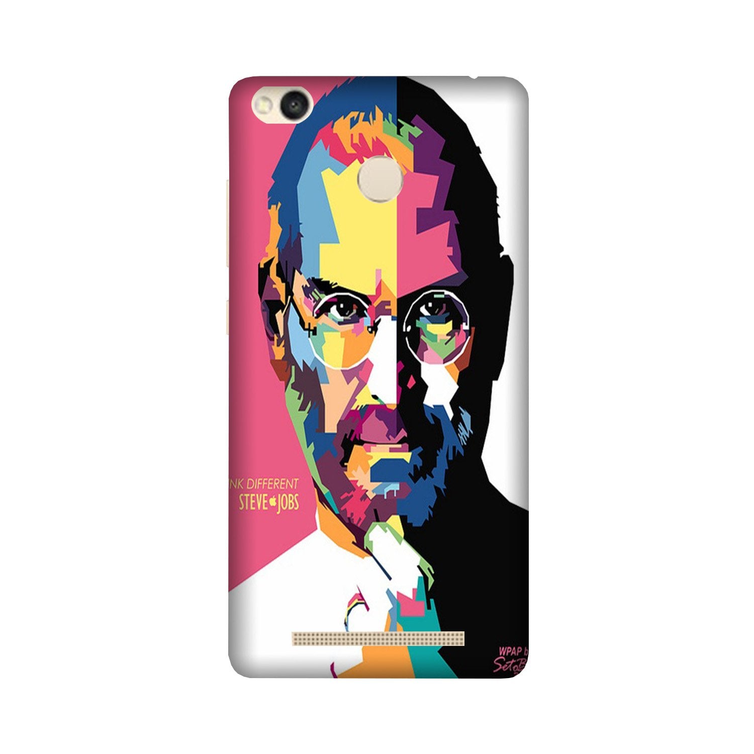 Steve Jobs Case for Redmi 3S Prime  (Design - 132)