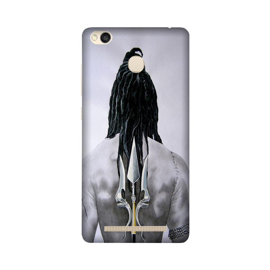 Lord Shiva Case for Redmi 3S Prime  (Design - 135)