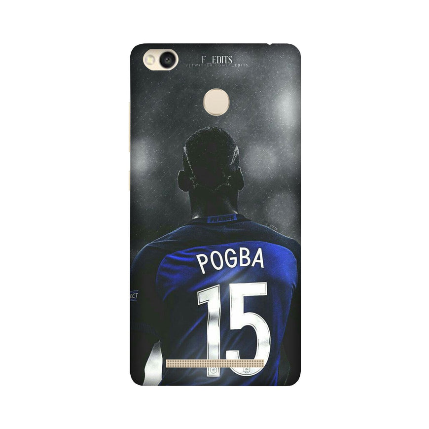 Pogba Case for Redmi 3S Prime  (Design - 159)