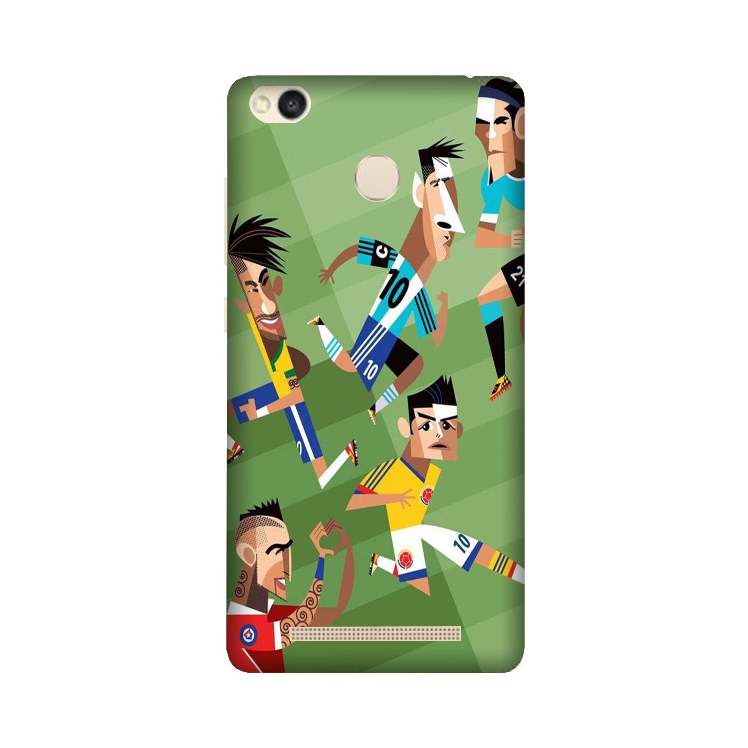 Football Case for Redmi 3S Prime  (Design - 166)
