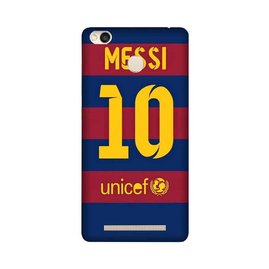 Messi Case for Redmi 3S Prime  (Design - 172)