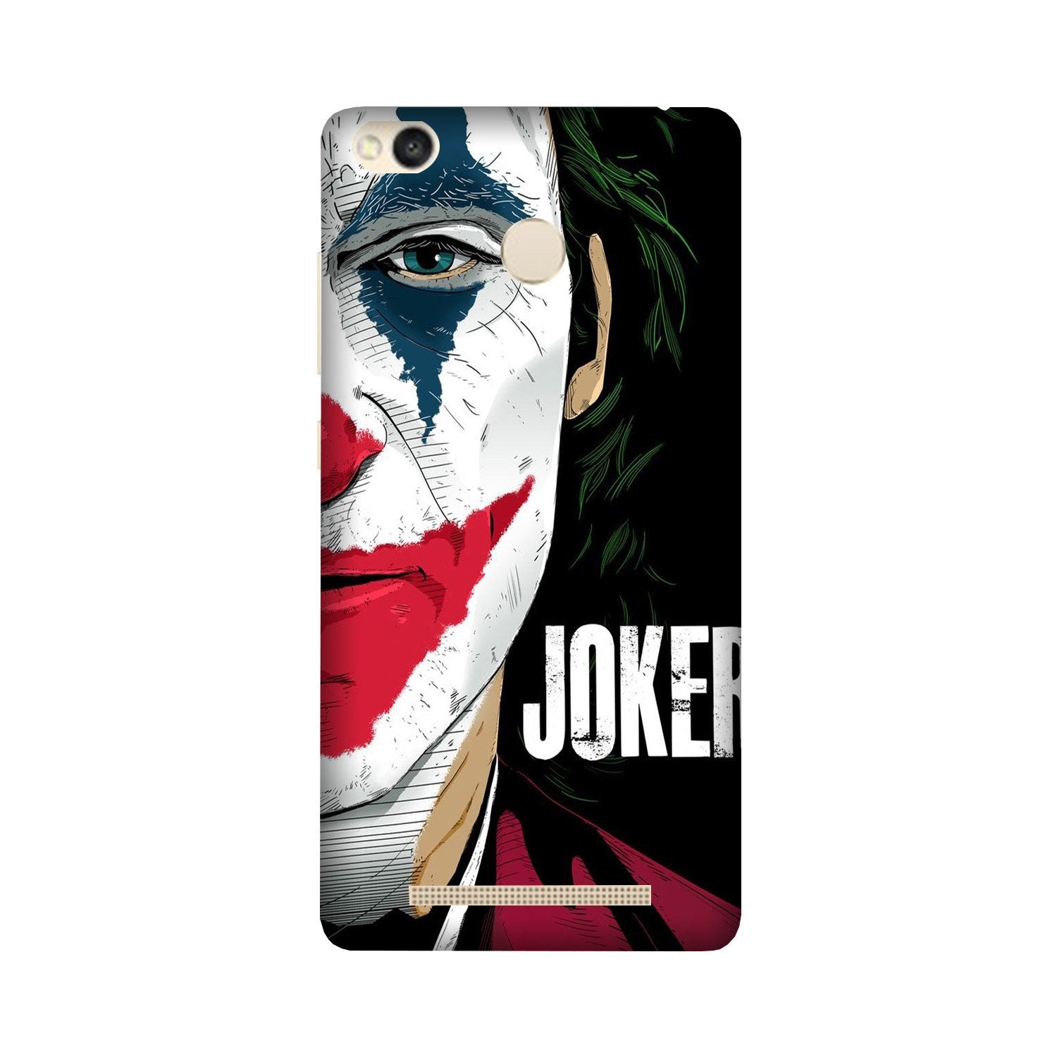 Joker Mobile Back Case for Redmi 3S Prime  (Design - 301)