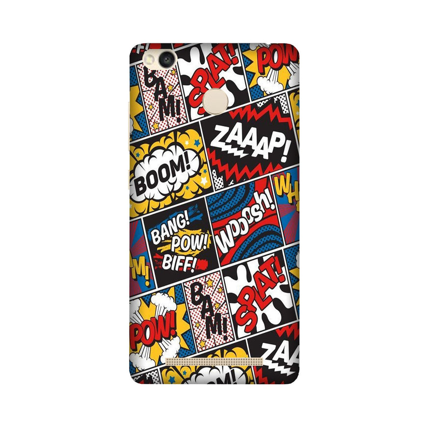 Boom Mobile Back Case for Redmi 3S Prime  (Design - 302)