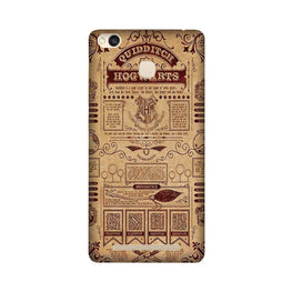 Hogwarts Mobile Back Case for Redmi 3S Prime(Design - 304)