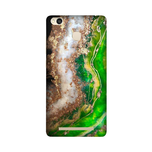 Marble Texture Mobile Back Case for Redmi 3S Prime  (Design - 307)