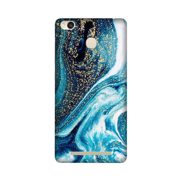 Marble Texture Mobile Back Case for Redmi 3S Prime  (Design - 308)