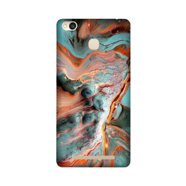 Marble Texture Mobile Back Case for Redmi 3S Prime  (Design - 309)