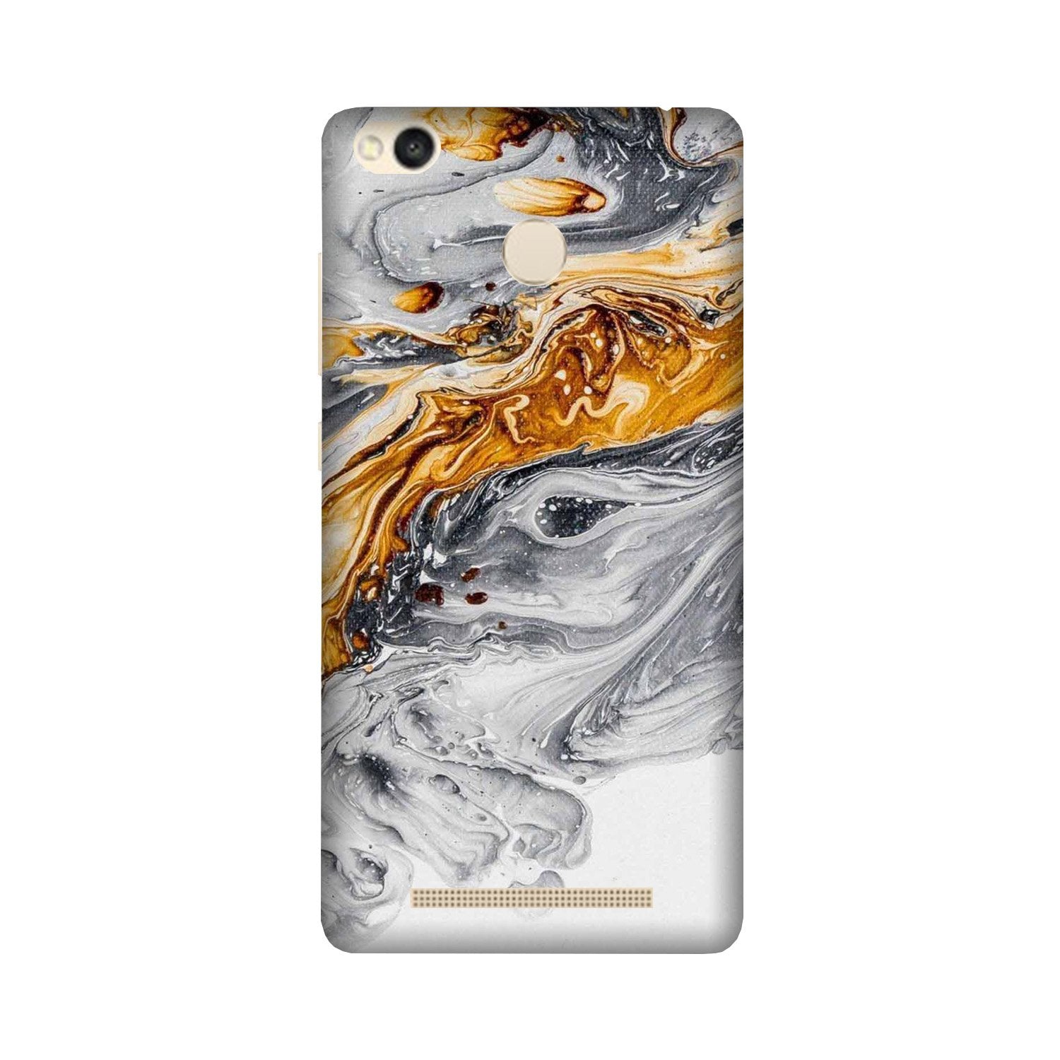 Marble Texture Mobile Back Case for Redmi 3S Prime  (Design - 310)