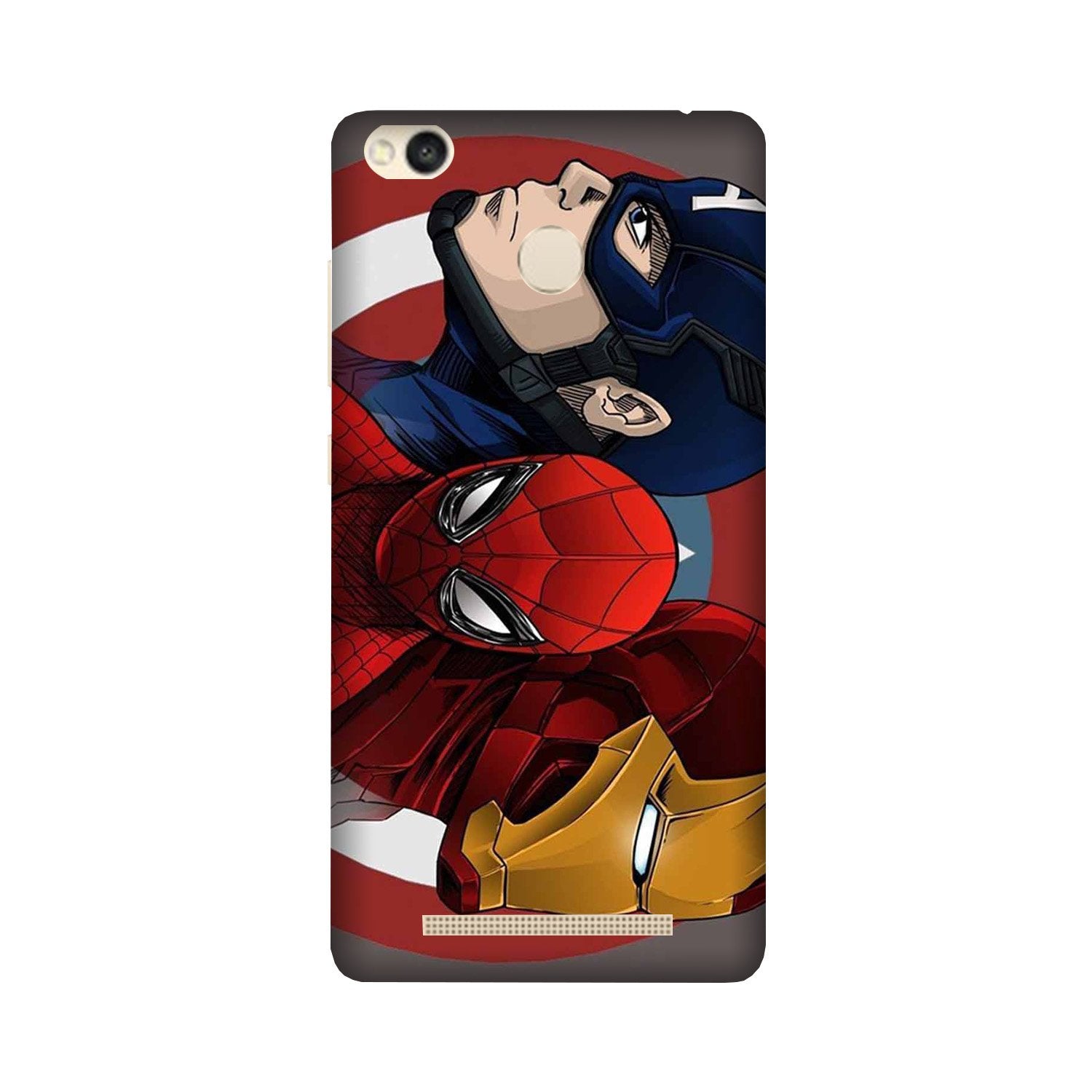 Superhero Mobile Back Case for Redmi 3S Prime  (Design - 311)